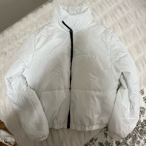 Wild Fable White Puffer Jacket